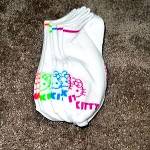Neon Hello Kitty Socks